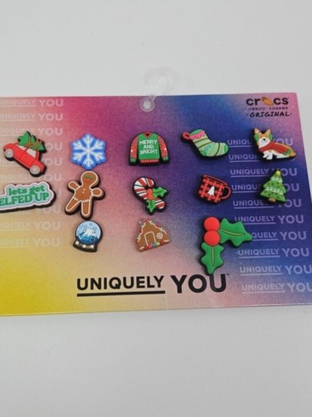 NEW Crocs Jibbitz 13-Pack Holiday Christmas Shoe Charms for Crocs Corgi Tree